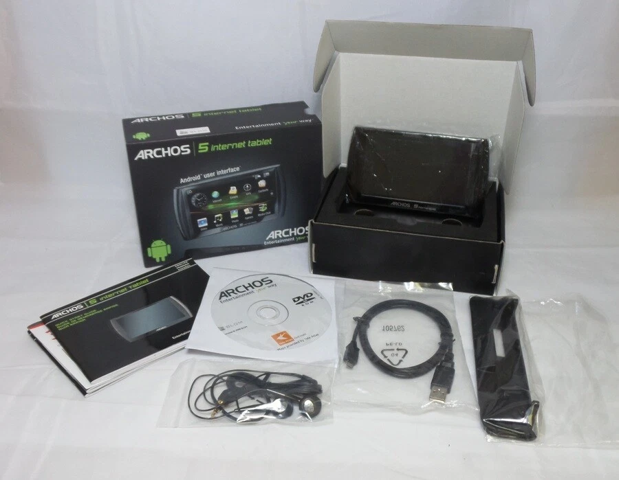 Boxed Archos 5 500 GB Wi-Fi Internet Media Tablet (501332) - Image 3 of 4
