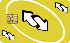 UNO Reverse Yellow | Credit Card Cover | Credit Card Skin | Credit Card Sticker