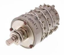 JANCO 3-1900-4B15, 4 POLE - BINARY OUTPUT 15 POS ENCLOSED ROTARY SWITCH, NOS