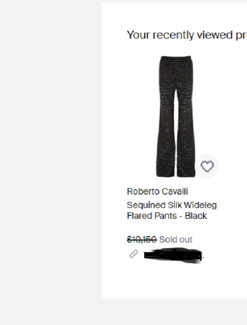 Pantalon Slim Noir Clouté Roberto Cavalli - Taille 42 (Italie) - Neuf Avec étiquettes