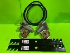 Poulan Pro CO18542STB 42" Mower Deck Rebuild Kit Spindles Blades Belt Idlers