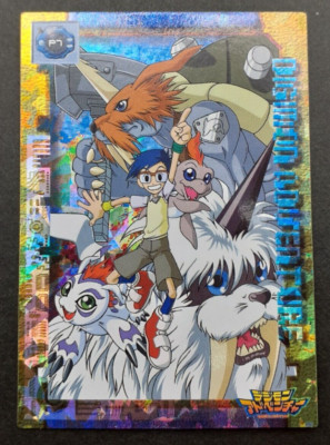 Gomamon & Joe Digimon Card Vintage Holo Rare Bandai Japan Amada