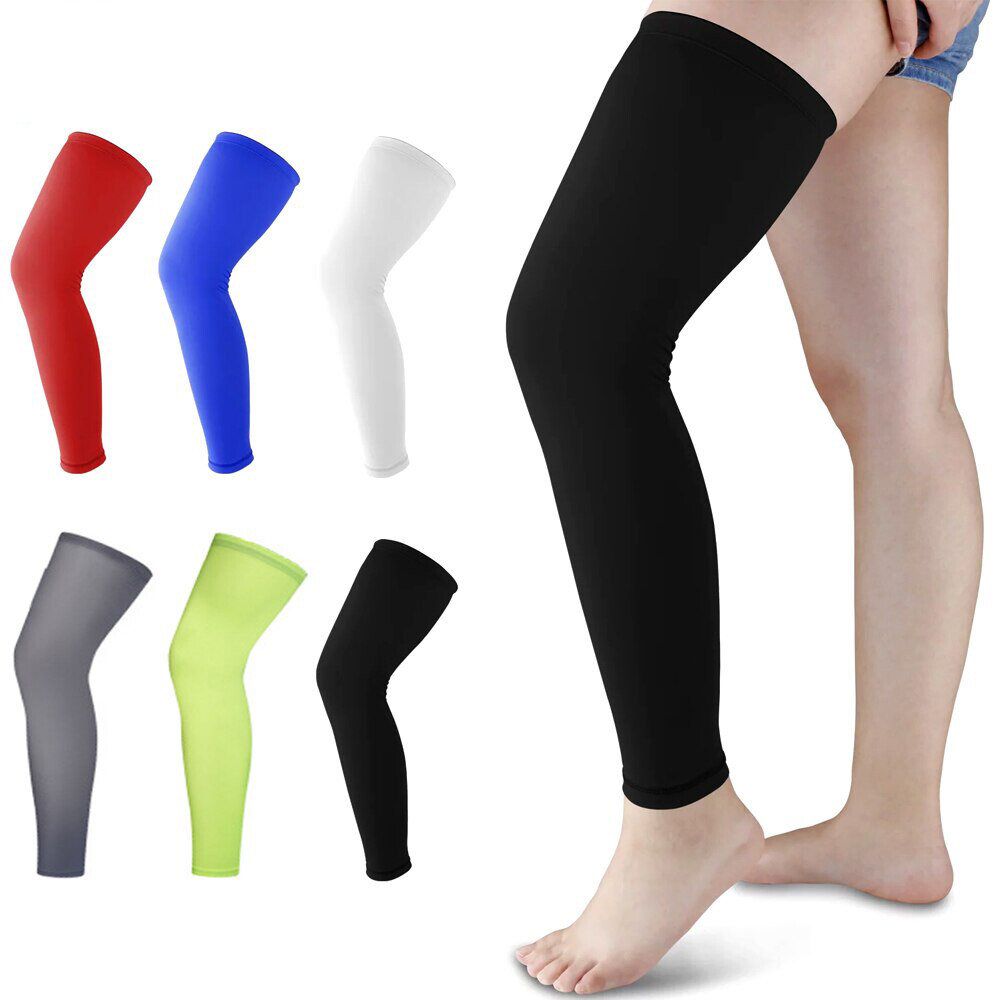 Compression Sleeves Full Leg Calf Thigh Knee Brace Support Joint Pain