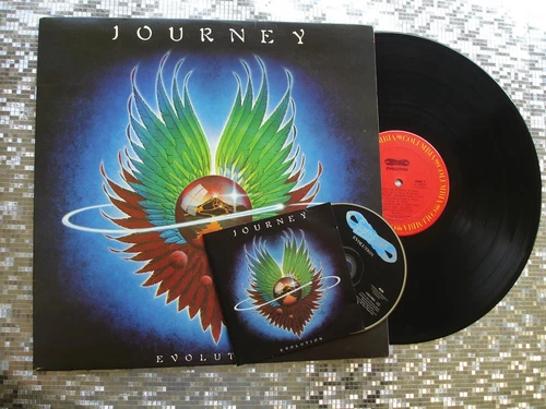 Journey    ~ Evolution ~   Vintage LP w/Bonus CD  Columbia ‎– FC 35797 q2