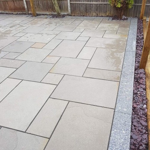 Dove Grey Limestone Mix Sizes Paving Slabs - Nationwide Delivery - Picture 10 of 14