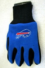 Kid's Buffalo Bills Blue/Black Team Logo Licensed NFL Sport Utility Gloves-New