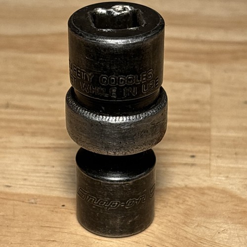 Snap On 9/16" Swivel Impact Socket 3/8" Drive 6 Point USA IPF18B