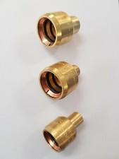 PUSH-LOC MDPE COPPER ADAPTOR, DZR 20MM X 15MM 25MM X 15MM 25MM X 22MM PLUMBING
