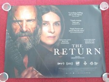 THE RETURN UK QUAD ROLLED POSTER RALPH FIENNES JULIETTE BINOCHE 2024