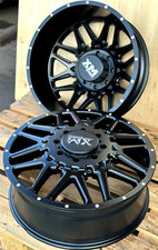 24 Xtreme Mudder Xm 900 Satin Black Dually Wheels 8x165 Gmc Ram 3500 New Rims 24 Xtreme Mudder Xm 900 Satin Black Dually Wheels 8x165 Gmc Ram 3500 New Rims