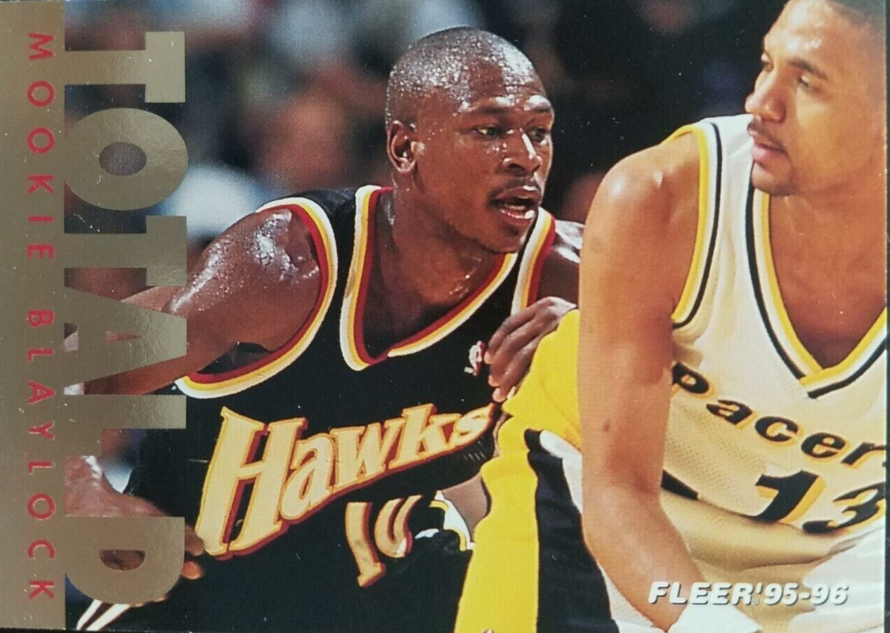 MOOKIE BLAYLOCK BASKETBALL CARD #1 of 12 TOTAL D Chase/Insert 1995-96 Fleer