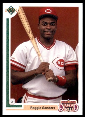 1991 Upper Deck Final Edition #11F Reggie Sanders Diamond Skills