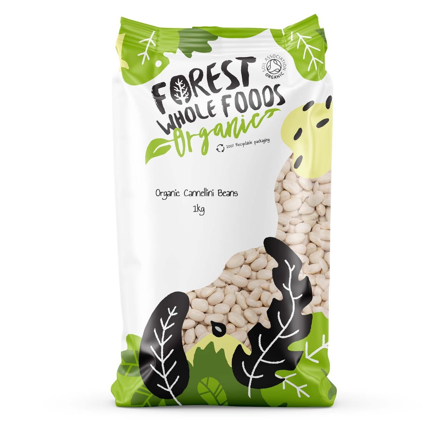 Organic Cannellini Beans 1kg - Forest Whole Foods