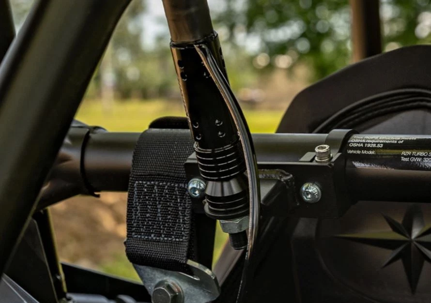 SuperATV Whip Light Mounting Bracket for 1.75" UTV Horizontal Roll Cage - Pair - Imagem 3 de 4