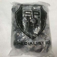 25 Pk Black Retractable Lanyard Reel ID Card Key Badge Holder Metal Belt Clip