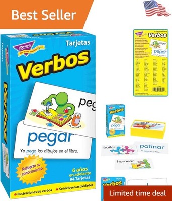 Essential Spanish Learning Flash Cards   94 Fun Vocabulary Builders for Ages 6+