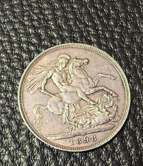 1898年(128年前) イギリス(大英帝国) 2ペンス銀貨 銀品位(.925) 1898年(128年前) イギリス(大英帝国) 2ペンス銀貨 銀品位(.925) 银色