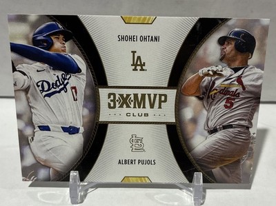 Shohei Ohtani / Albert Pujols 2025 Topps 3-X MVP Club 2