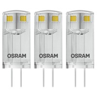 3 X Osram Led Stiftsockellampen 0,9W = 10W G4 Klar 12V 100Lm Warmweiß 2700K 320°