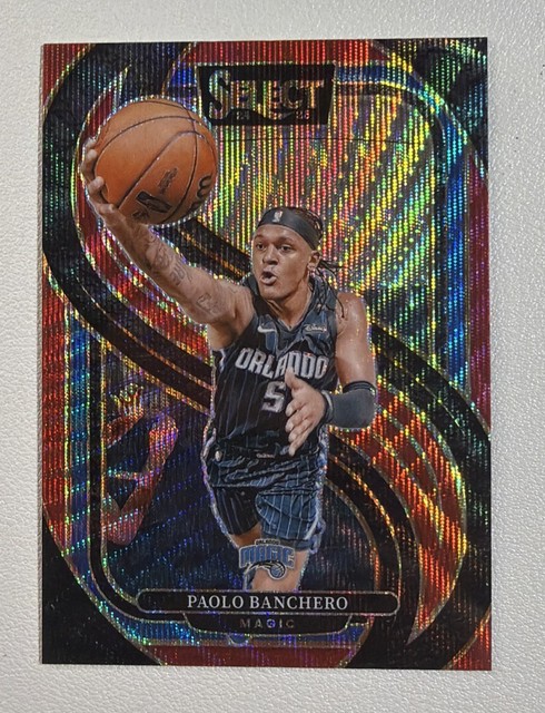 Paolo Banchero 2024-25 Panini Select Premier Level Red Wave Prizm #158