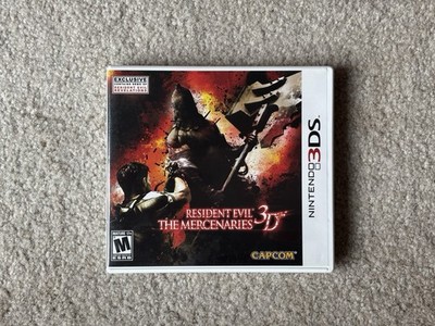 Resident Evil The Mercenaries 3D (Nintendo 3DS, 2011) COMPLETE CIB Authentic!