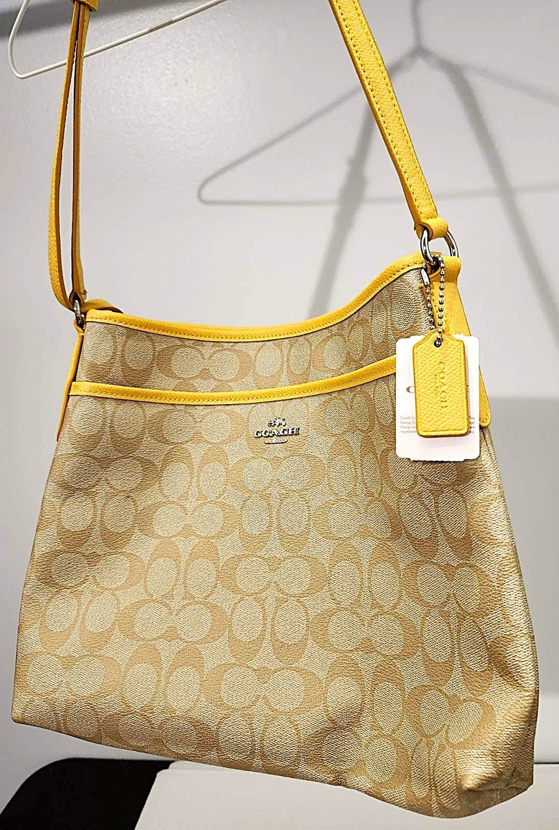 Coach F34938 IMBDX Signature File Crossbody Bag - Khaki/Saddle for
