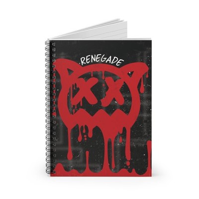 Ren Gill Music Hi Ren Dark Fan Art Spiral Notebook Dripping Sick Boi Journal