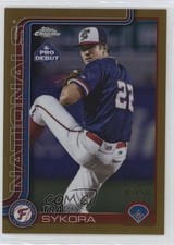 2025 Topps Pro Debut Chrome Gold Refractor /50 Travis Sykora #PDC-8 1k9t