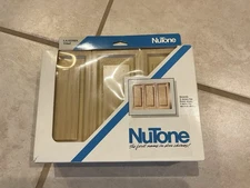 NuTone LA-153MA Triad Two-Note Door Chime Bell PLASTIC Light Wood Finish
