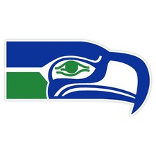 1976-2001 Seahawks Logo Adhesivo Old School Car Truck Vinilo Calcomanía Seattle