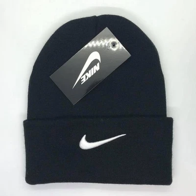 Nike Mens Black Beanie Hat Winter Warm Knit Cap UK Seller Christmas Gift Sale