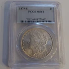 1879 S Morgan Dollar PCGS MS64 $1 Silver Coin San Francisco KM#110