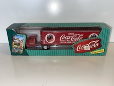 1996 Coca-Cola/Ertl Semi-Truck  Trailer Die Cast Metal Bank- NEW