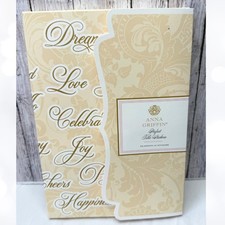 Anna Griffin PERFECT TITLE Foil Greetings Sentiments Stickers 24 Sheets