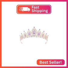 Crystal Crown and Tiara For Women - Rhinestone Headband For Princess Girls,Brida