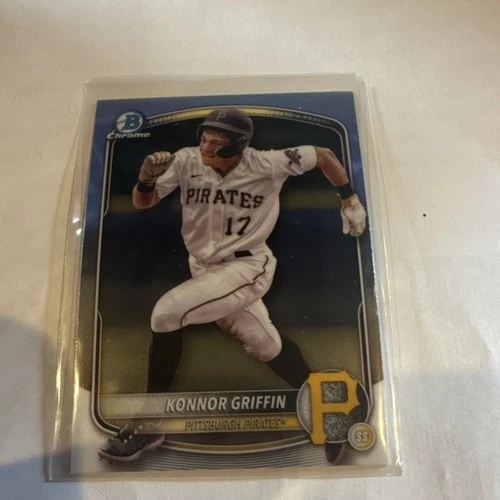 New ListingBowman 2024 Chrome Prospects Konnor Griffin Pittsburgh Pirates Card BCP-86