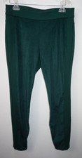DG2 Diane Gilman Dark Green Skinny Stretch Pants Leggings Sz M
