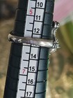 Vintage Rare Sterling Silver Marcasite Sitting Cat Ring, Size 6, Estate/Amazing! — photo 4