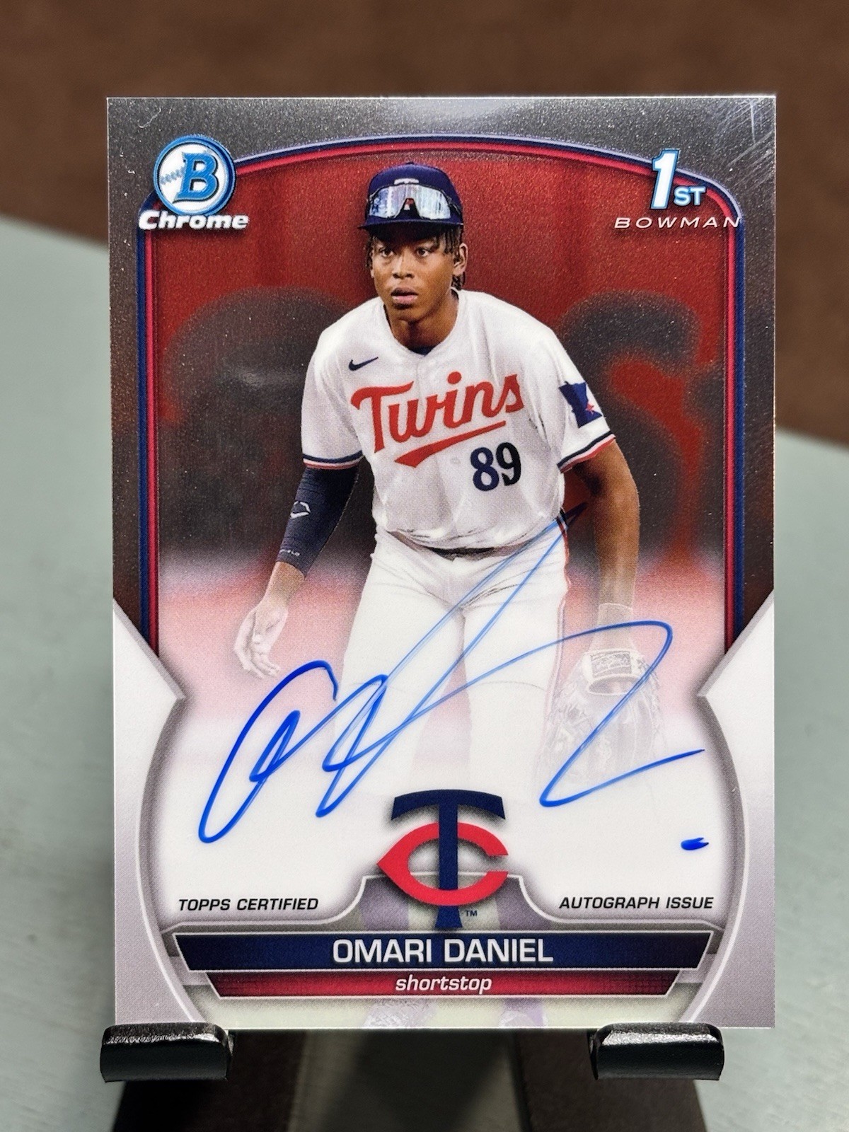2023 Bowman Chrome Omari Daniel Auto 1st #CPA-OD Twins