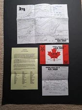 Rare Alfa Tango 9-AT-168 Canada DX QSL Set 1990 Pilon Island + Map & Letter