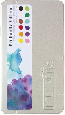 Nuvo Aquarellstifte 12/Pkg - brillant lebendig - 5A0027P6-520N