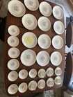 New Listingvintage set of 55 Wedgewood "Pink Hope" made in England