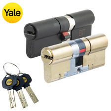 Yale uPVC Door Lock Platinum TS007 3* Star Euro Cylinder Anti Snap bump  Key/Key