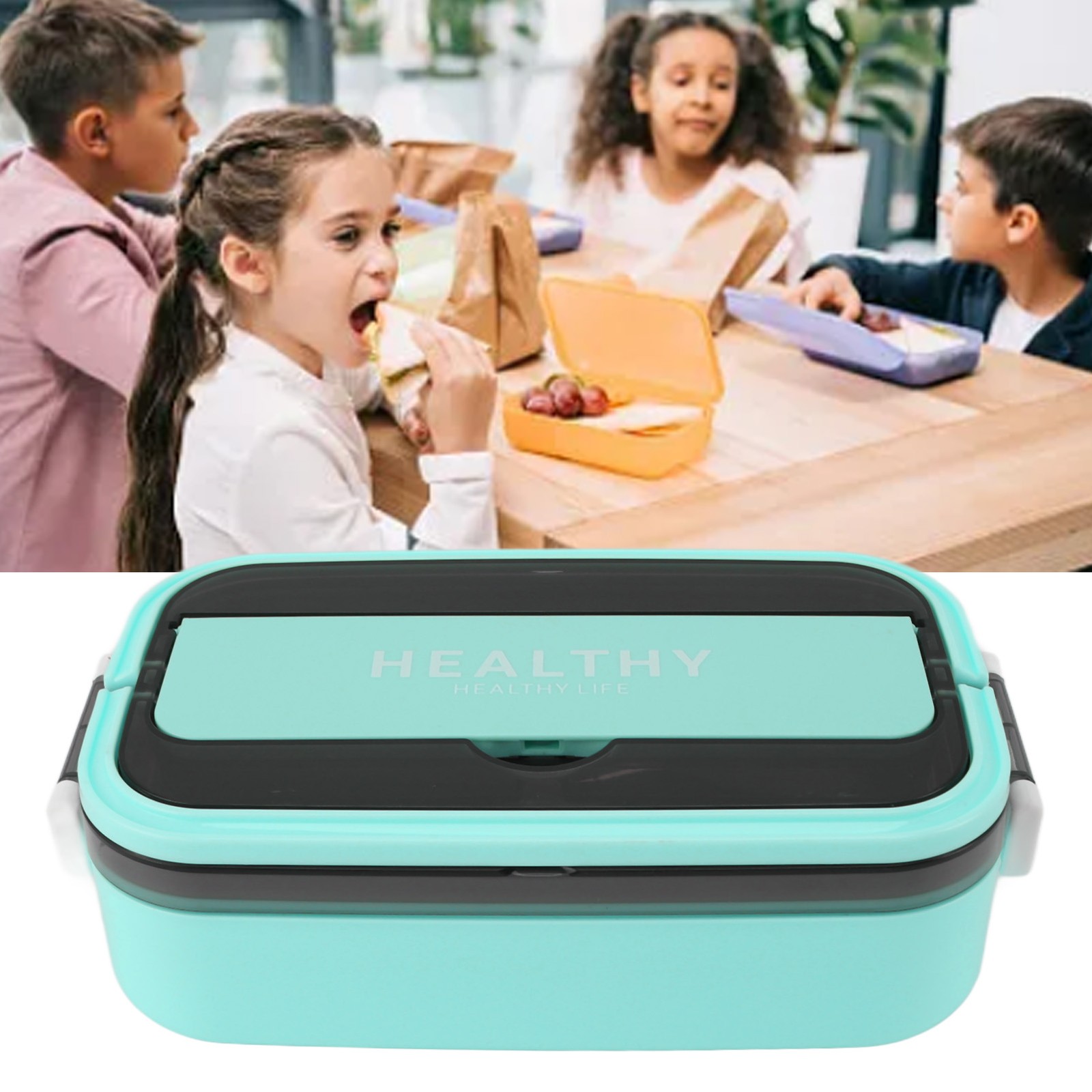 Lunch Box 316 Stainless Steel 700ml Capacity Leakproof Microwave Safe