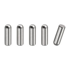 6x15mm Dowel Pins, 5pcs Round Head Flat Chamfered End Dowel Pin