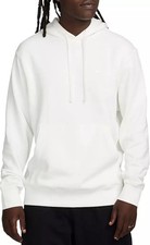 NWT Nike Club Fleece Pullover Hoodie Men  s Size Small Sail/White