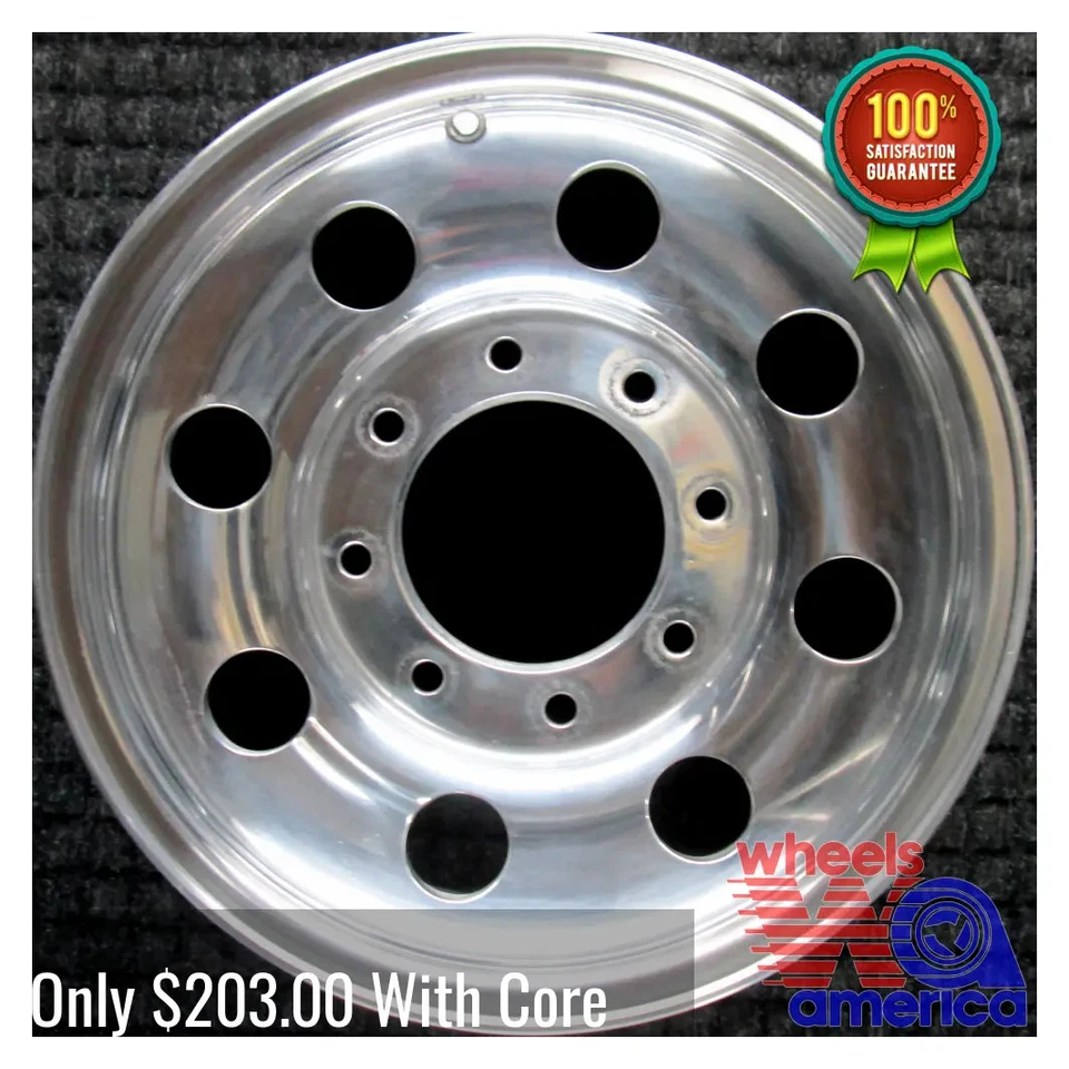 (Se envía hoy) Llanta Ford Excursion F250 Super Duty F350 pulida OE 3338 Foto 2 de 4
