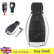 For Mercedes Benz A B C E S Class BGA Remote Car Key Fob Case 2 Buttons Replace