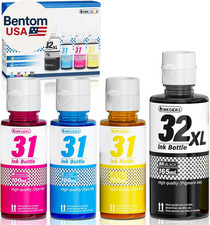 31 32XL Ink Bottle Set Refill for HP Smart Tank 5000 7301 651 7001 7602 6001 551