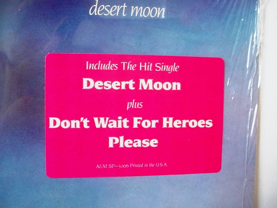 STYX solo DENNIS DEYOUNG Desert Moon SEALED LP 1984 (A&M SP 5006) Hype Sticker - Image 3 of 3